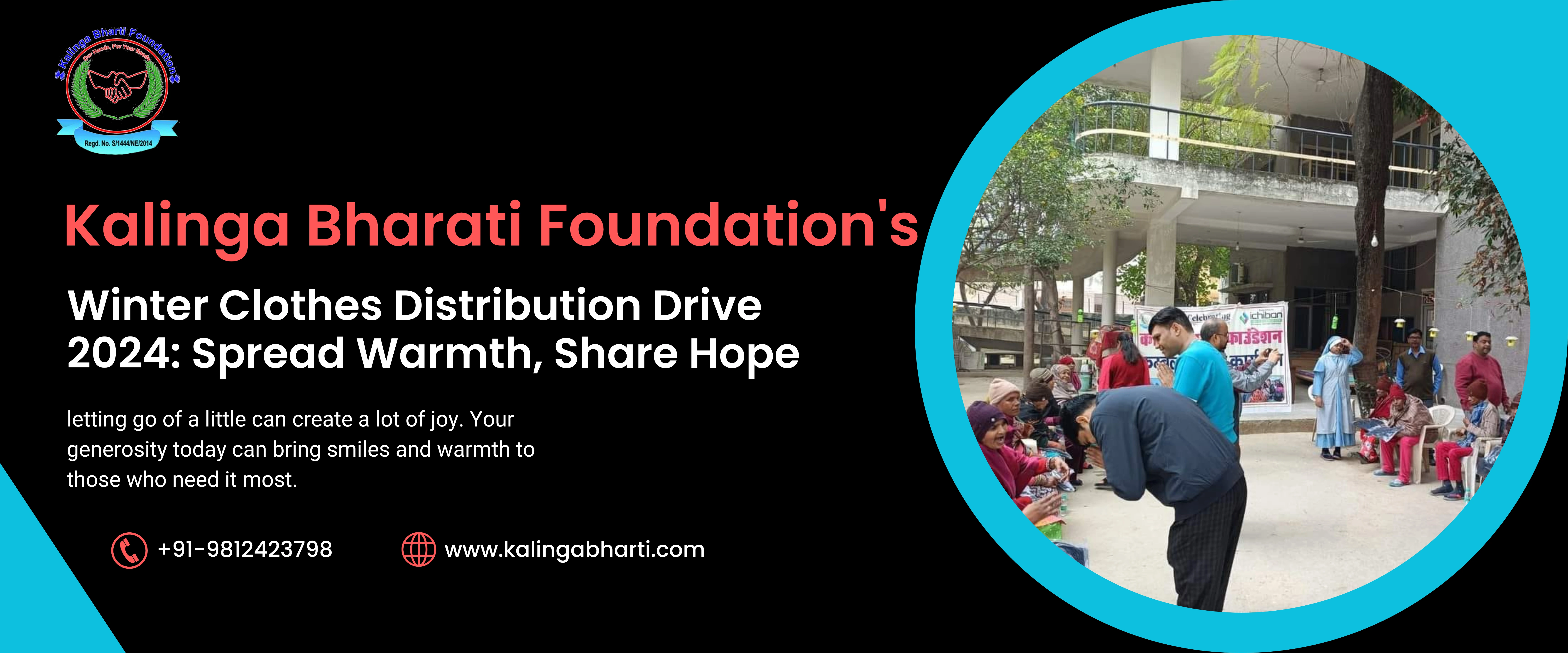 Blanket Distribution Drive - Organized By Kalinga Bharti Foundation